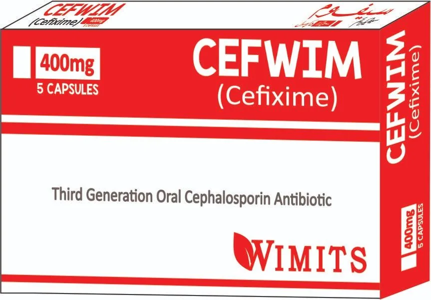 Cefwim 400mg Capsule (Cefixime) strip pack – WIMITS Pharmaceuticals