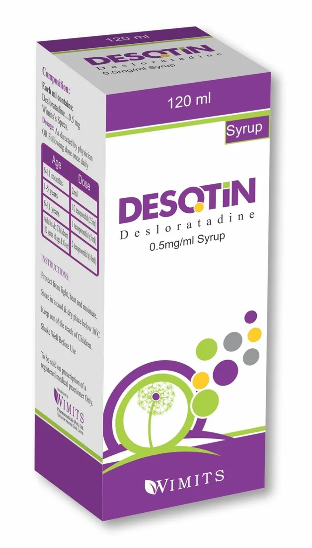 Desotin Syrup (Desloratadine) strip pack – WIMITS Pharmaceuticals