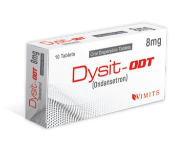 Dysit-Odt 8mg Tablet (Ondansetron Oral Dispersible) strip pack – WIMITS Pharmaceuticals