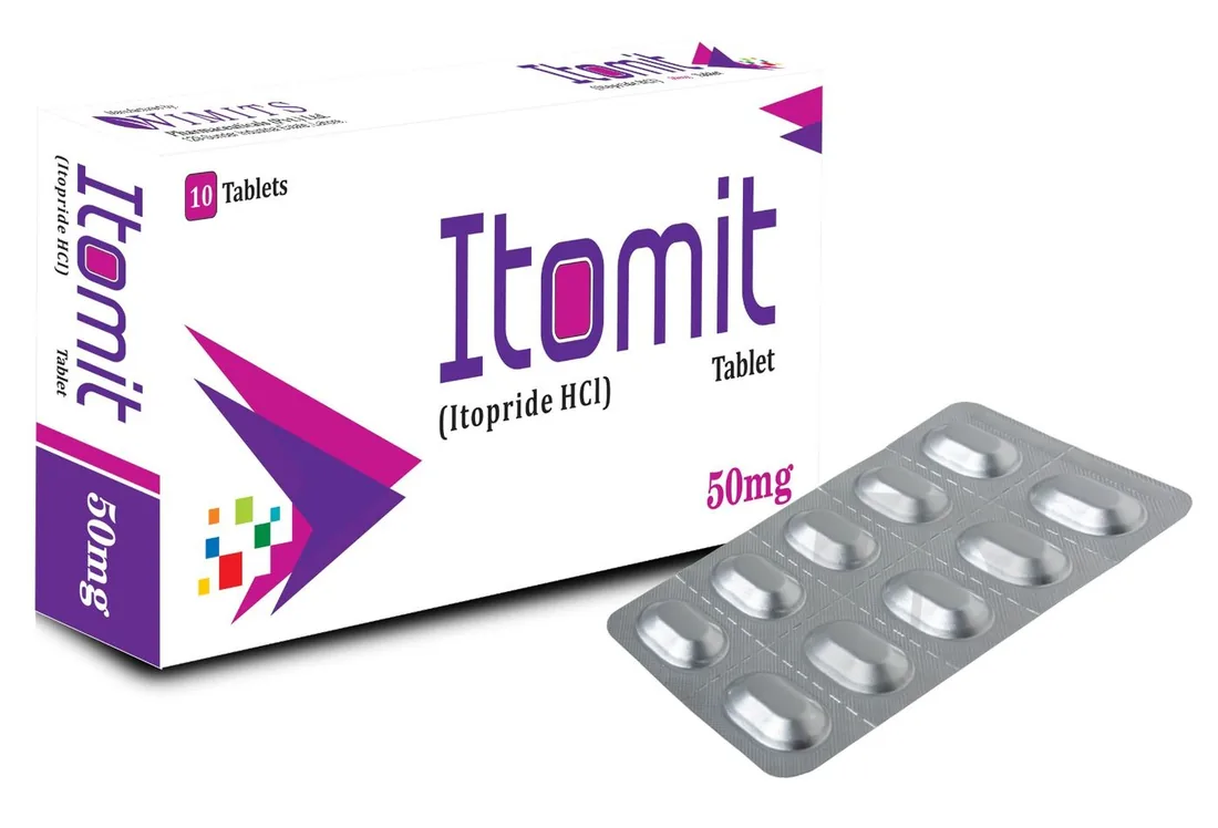 Itomit Tablet (Itopride HCL) strip pack – WIMITS Pharmaceuticals