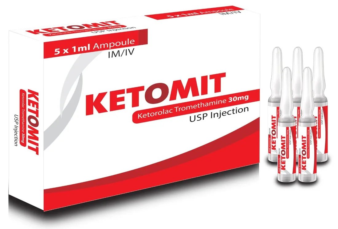 Ketomit Injection (Ketorolac Tromethamine) strip pack – WIMITS Pharmaceuticals