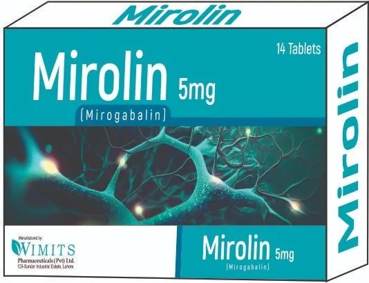 Mirolin 5mg (Mirogabalin) strip pack – WIMITS Pharmaceuticals