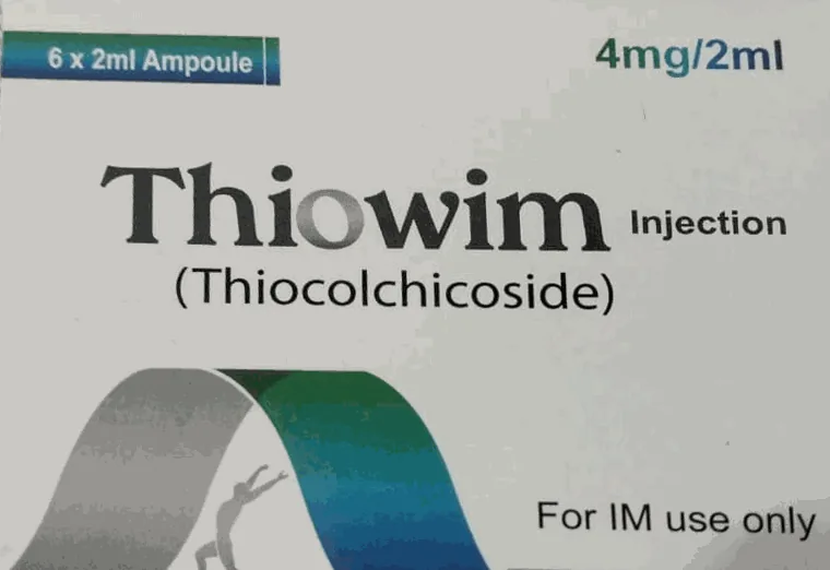 Thiowim 4mg/2ml Injection (Thiocolchicoside) strip pack – WIMITS Pharmaceuticals