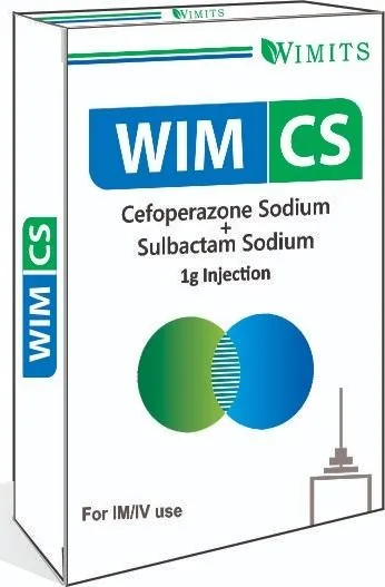 Wim Cs 1g I.m/i.v Injection (Cefoperazone+sulbactam) strip pack – WIMITS Pharmaceuticals