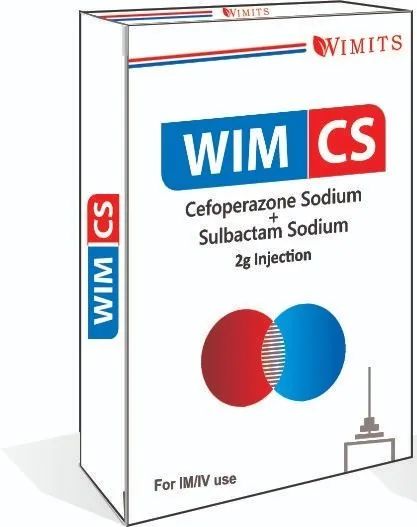 Wim Cs 2g I.m/i.v Injection (Cefoperazone+sulbactam) strip pack – WIMITS Pharmaceuticals