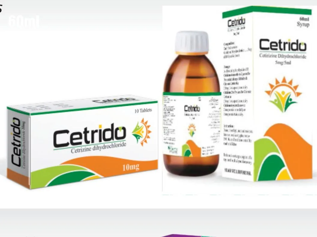 Cetrido Tablet / Syrup (Cetirizine Dihydrochloride 10mg Tablet / 5mg/5ml Syrup) – Wimits Pharmaceuticals