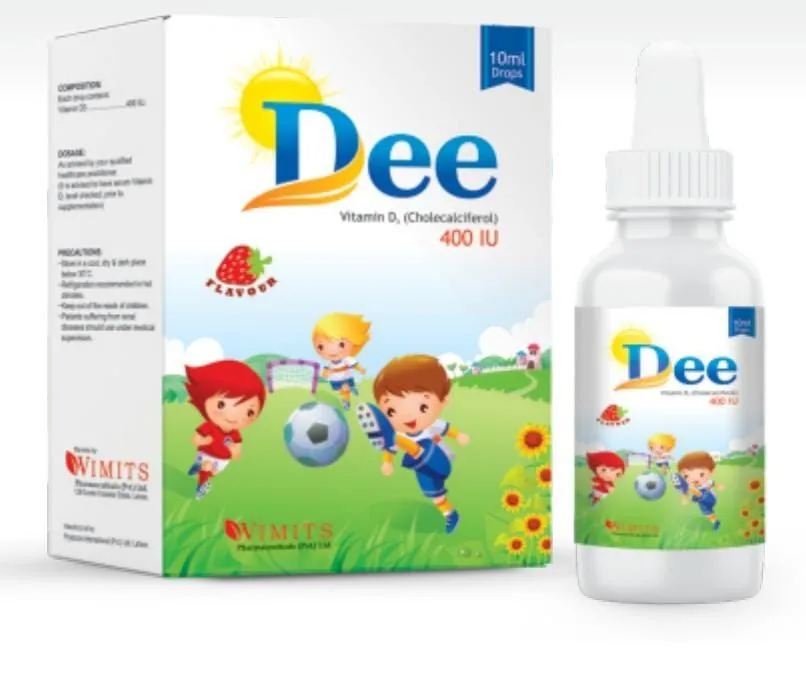 Dee Drops (Vitamin D3 (Cholecalciferol)....400 IU/ml) – Wimits Pharmaceuticals