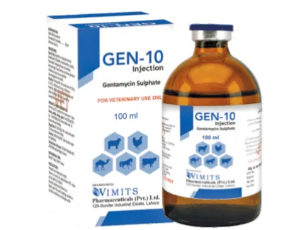 GEN-10 Injection-(for 100 ml)-Gentamycin Sulphate....10mg  – Wimits Pharmaceuticals