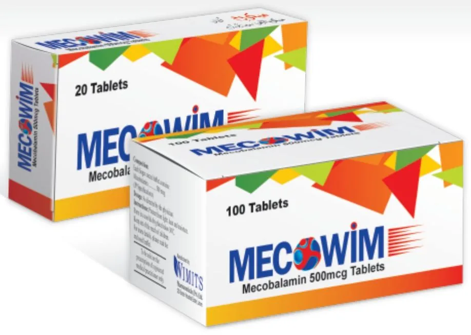 Mecowim 500mcg Tablet (Mecobalamin.....................500 mcg) – Wimits Pharmaceuticals