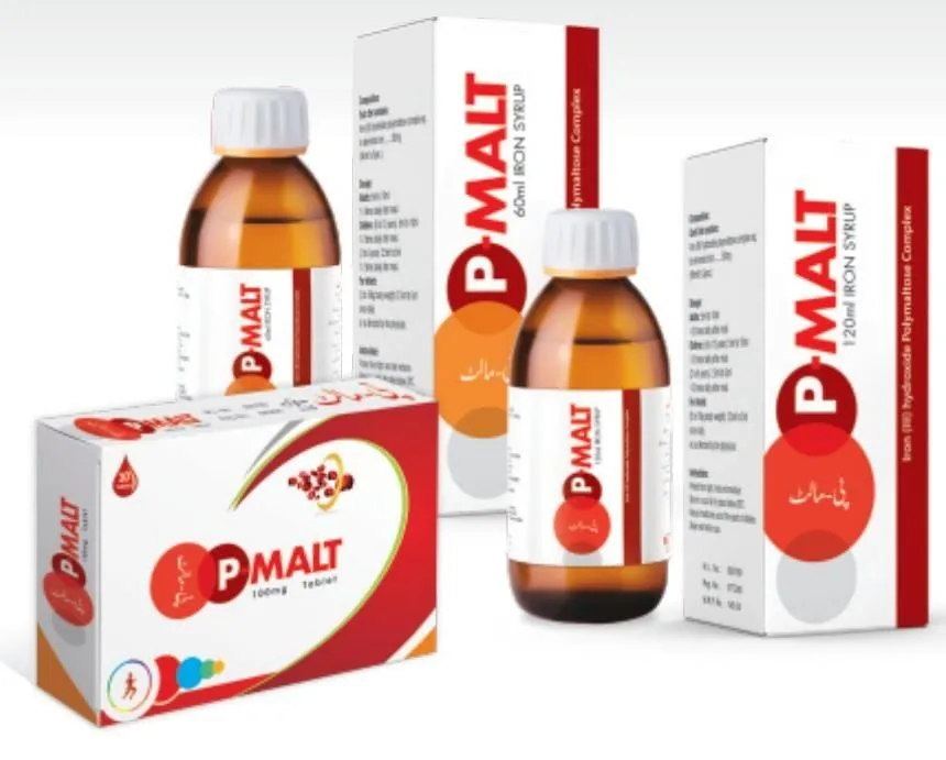 P-Malt Syrup / Tablet (Iron (III) Hydroxide Polymaltose Complex) – Wimits Pharmaceuticals
