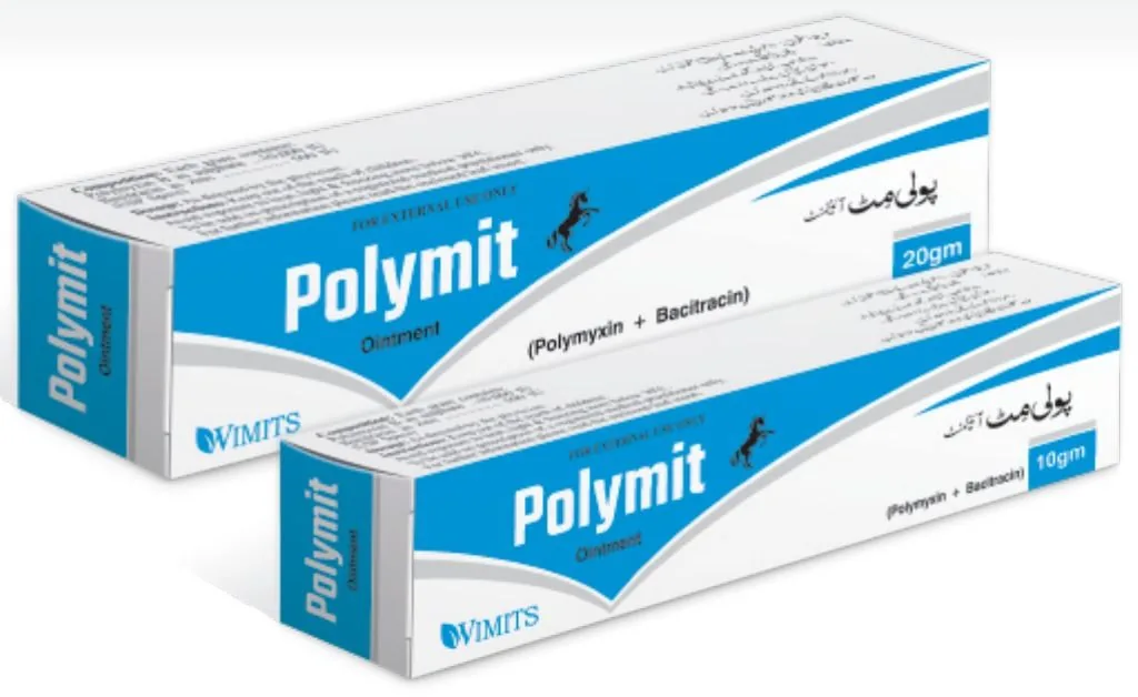 Polymit Ointment (Polymyxin B + Bacitracin) – Wimits Pharmaceuticals