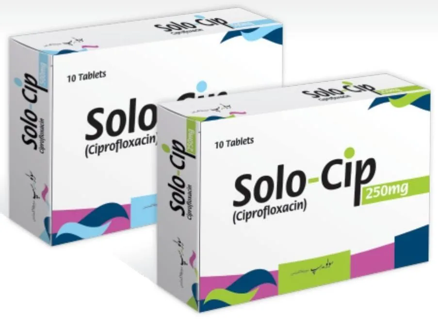 Solo-Cip Tablet (Ciprofloxacin 250mg / 500mg) – Wimits Pharmaceuticals
