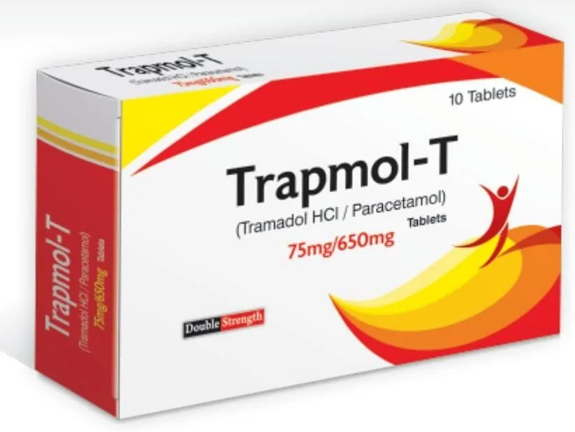 Trapmol-T Tablet (Tramadol HCl 75mg + Paracetamol 650mg) – Wimits Pharmaceuticals