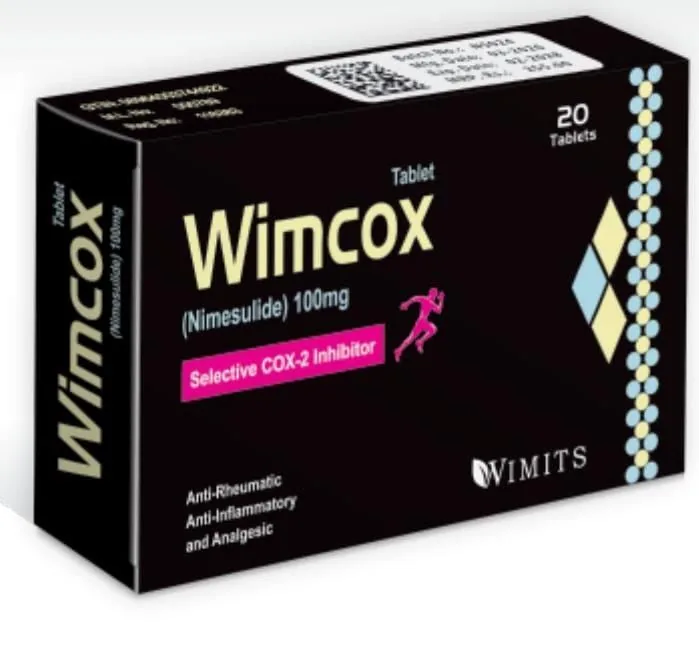 Wimcox 100mg Tablet (Nimesulide........................100 mg) – Wimits Pharmaceuticals