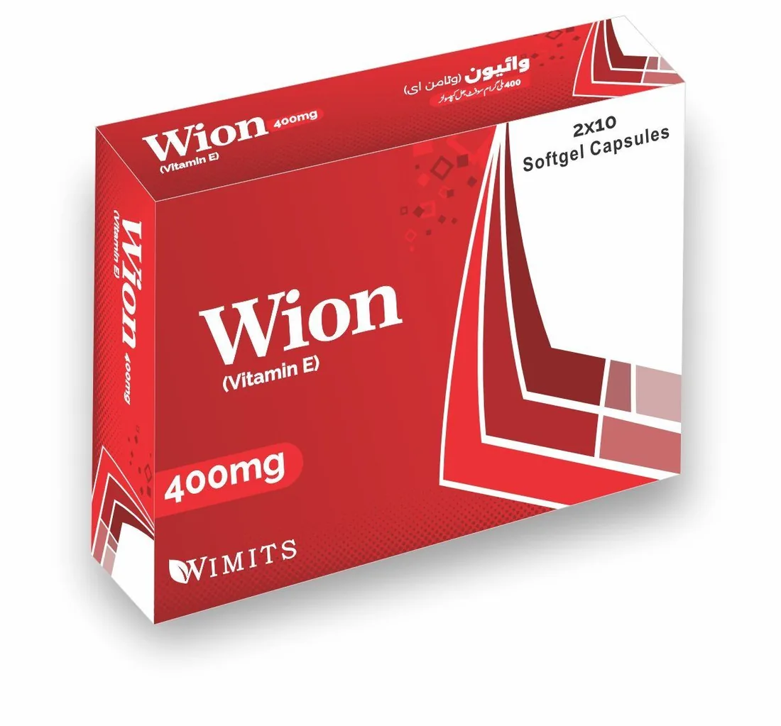 Wion Capsule (Vitamin E) strip pack – WIMITS Pharmaceuticals